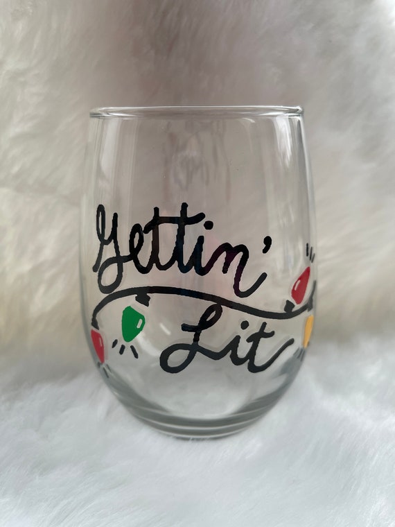 Funny Stemless Wine Glass