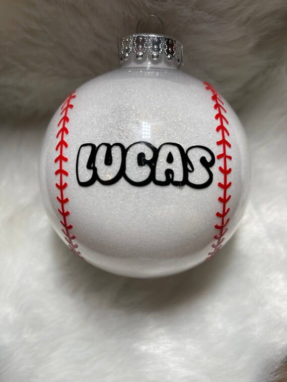 Baseball Christmas Ornament