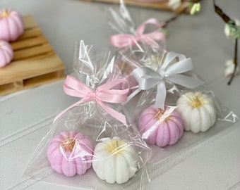 Pumpkin soap, 30 pumpkin of 15 mini set, Fall gift, autumn favors, Halloween time, Fall Home decor.