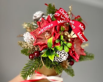 Christmas bouquet, Christmas home, Christmas decor, Christmas gift, Home decor , handmade soap