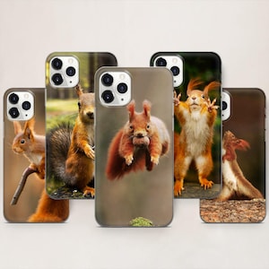 Squirrel Phone Case For iPhone 17 ProMax 16 E 15 Pro 14 13 Mini 12 11 X Pixel 10ProXL 9 Pro 8A Cover Cases