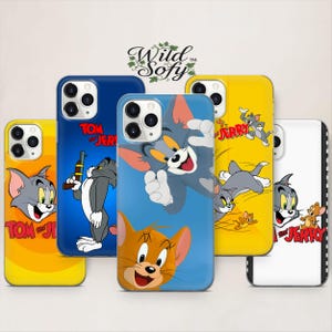 Kat En Muis Telefoon Geval Catroon Cover Voor iPhone 16 15 14 13 12 11 X XS Samsung S25 S24 S23 S22 S21 S20 S10 GooglePixel 9 Pro XL 8 7 6