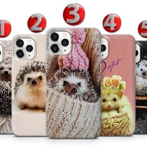 Igel Telefon Fall, Wald Predator Abdeckung für für iPhone 17Air 16E 15ProMax 14 13Mini 12 Samsung S26 S25FE S24Ultra S23 Pixel 10ProXL 9Pro