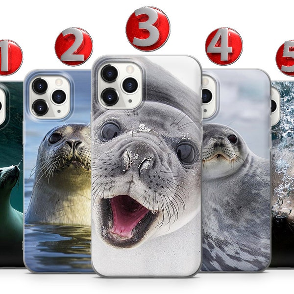 Adorable Nautical Seal Phone Case For iPhone 15 14 13 12 11 X XS SE Samsung S24 S23 S22 S21 S20 S10 Huawei Honor Xiaomi GooglePixel Sony