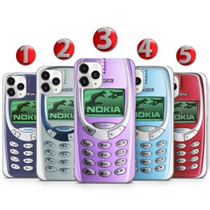 Retro Vintage Oude Nokia Telefoon Case Voor iPhone 16 15 14 13 12 11 X XS Samsung S25 S24 S23 S22 S21 S20 S10 GooglePixel 9 Pro XL 8 7 6