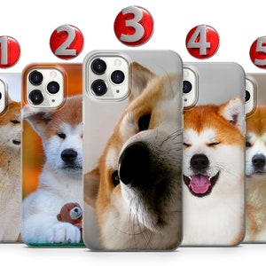 Akita Inu Phone Case For iPhone 16 15 14 13 12 11 X XS Samsung S25 S24 S23 S22 S21 S20 S10 GooglePixel 9 Pro XL 8 7 6