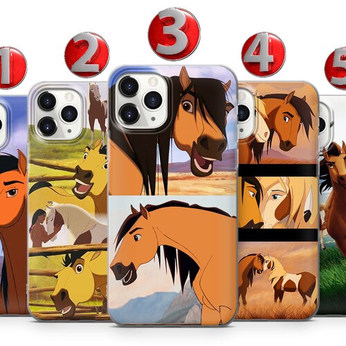 Spirit Horse Phone Case For iPhone 15 14 13 12 11 X XS SE Samsung S24 S23 S22 S21 S20 S10 Huawei Honor Xiaomi GooglePixel Sony Oppo OnePlus