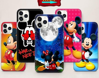 Cartoon Mouse Phone Case, Mickey Cover For iPhone 17 ProMax 16 E 15 Pro 14 13 Mini 12 11 X Pixel 10ProXL 9 Pro 8A Cover Cases