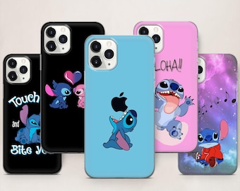 Stich Phone Case, Disney Lilo For iPhone 17 ProMax 16 E 15 Pro 14 13 Mini 12 11 X Pixel 10ProXL 9 Pro 8A Cover Cases