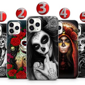 Sugar Skull Phone Case: Muertos Calavera Art