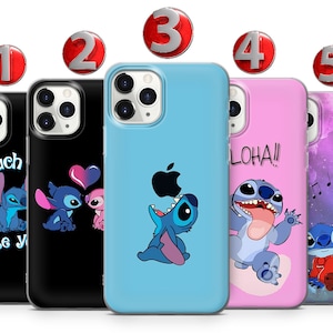 Stich Phone Case For iPhone 15 14 13 12 11 X XS SE Samsung S24 S23 S22 S21 S20 S10 Huawei Honor Xiaomi GooglePixel Sony Oppo OnePlus