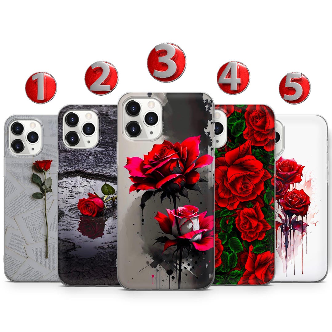 Rose Phone Case, Floral Life Cover for iPhone Case, Samsung Case ...