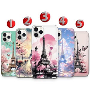 Paris Phone Case Eiffel Tower Phone Cover For iPhone 16 15 14 13 12 11 X XS Samsung S25 S24 S23 S22 S21 S20 S10 GooglePixel 9 Pro XL 8 7 6