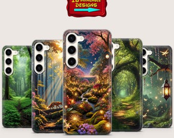 Magische Wald Handy Hülle Fantasy Aesthetic For Samsung Galaxy S26 Ultra S25 FE S24 Plus A12, A15, A17, A26, A34, A36, A53, A54, Cover Cases