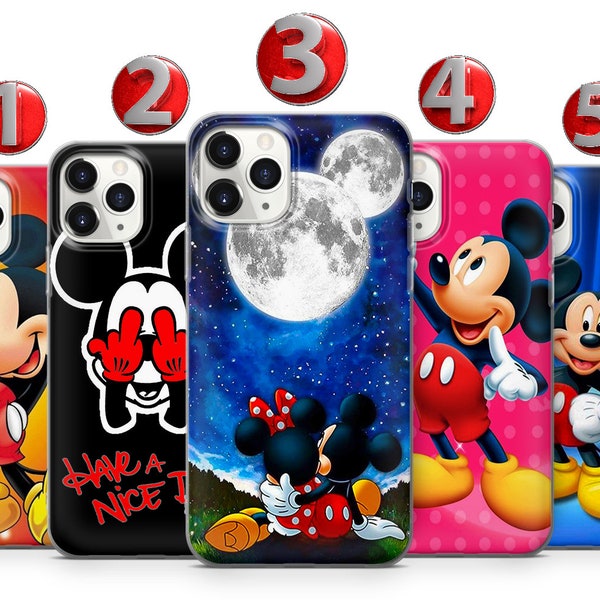 Mouse Phone Case For iPhone 15 14 13 12 11 X XS SE Samsung S24 S23 S22 S21 S20 S10 Huawei Honor Xiaomi GooglePixel Sony Oppo OnePlus