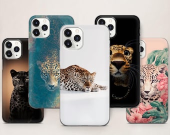 Funda para teléfono Jaguar con estética de leopardo para iPhone 17 ProMax 16 E 15 Pro 14 13 Mini 12 11 X Pixel 10ProXL 9 Pro 8A Fundas protectoras
