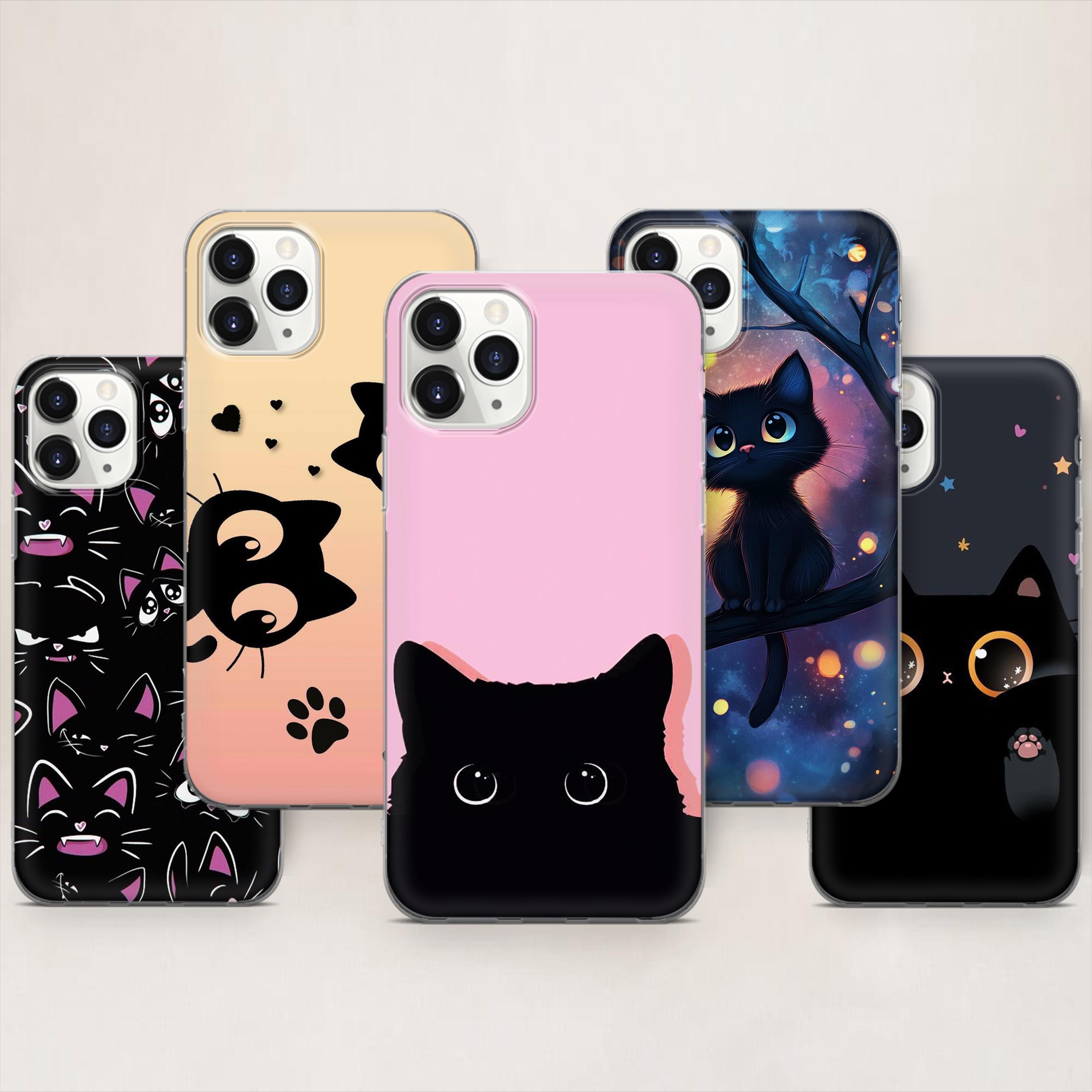 Black Cat Phone Case Cute Pets for iPhone 17 Promax 16 E 15 Pro 14