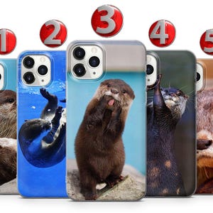 Otter Phone Case For iPhone 16 15 14 13 12 11 X XS Samsung S25 S24 S23 S22 S21 S20 S10 GooglePixel 9 Pro XL 8 7 6
