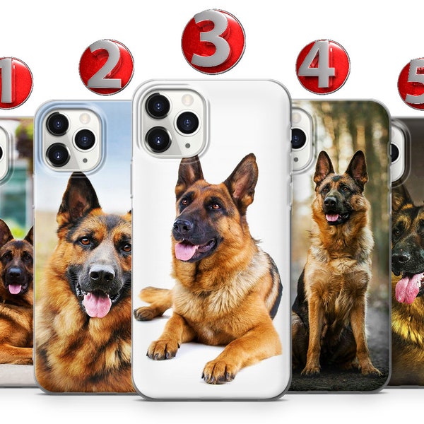 German Shepherd Phone Case For iPhone 15 14 13 12 11 X XS SE Samsung S24 S23 S22 S21 S20 S10 Huawei Honor Xiaomi GooglePixel Sony OnePlus