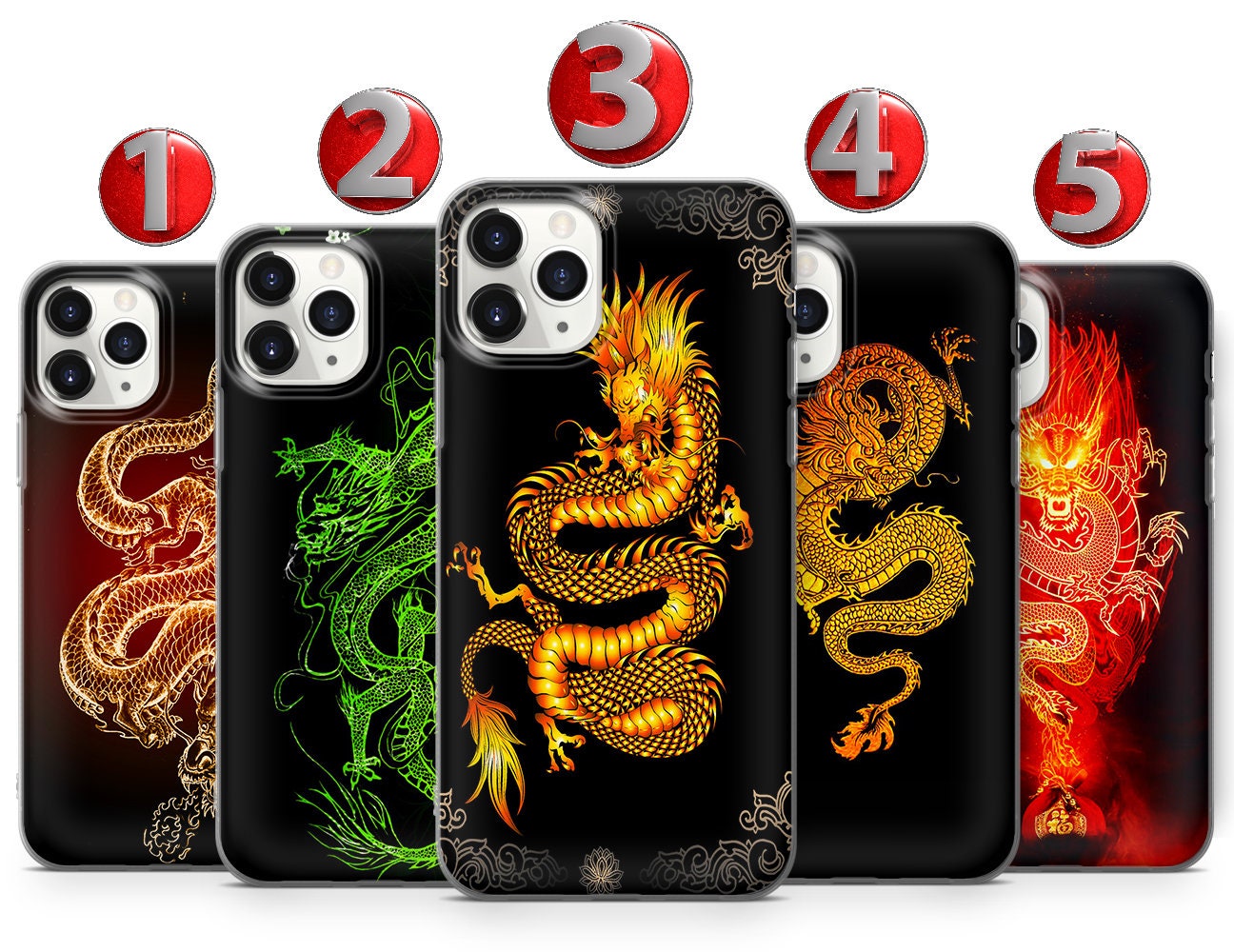 For iPhone 14 Pro Max 12 11 XS XR 13 Chinese Style Crane Dragon