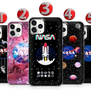 NASA Space Phone Case: Silicone, Hard Plastic, Hybrid