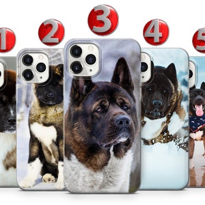 American Akita Phone Case For iPhone 16 15 14 13 12 11 X XS Samsung S25 S24 S23 S22 S21 S20 S10 GooglePixel 9 Pro XL 8 7 6
