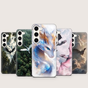 Fantasy Dragon Handyhülle Dark Aesthetic For Samsung Galaxy S26 Ultra S25 FE S24 Plus A12, A15, A17, A26, A34, A36, A53, A54, Cover Cases