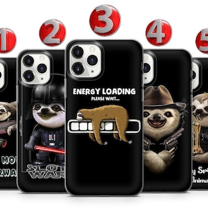 Sloth Phone Case For iPhone 17 ProMax 16 E 15 Pro 14 13 Mini 12 11 X Pixel 10ProXL 9 Pro 8A Cover Cases