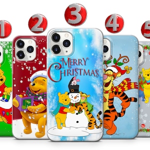 Pooh Friends Bear Phone Case For iPhone 16 15 14 13 12 11 X XS Samsung S25 S24 S23 S22 S21 S20 S10 GooglePixel 9 Pro XL 8 7 6