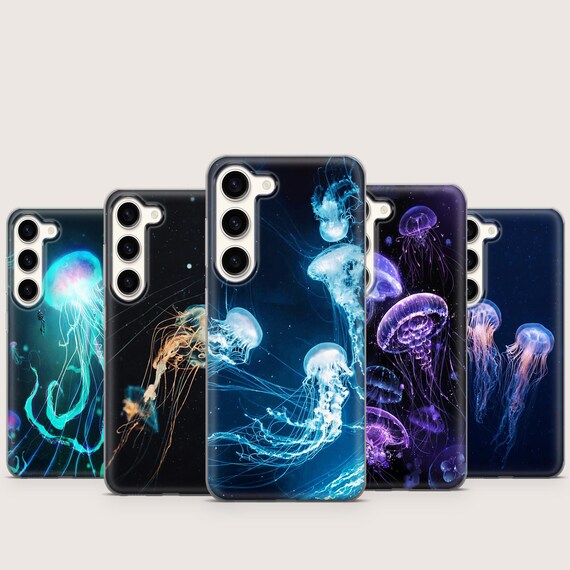 Jellyfish Phone Case For Samsung Galaxy S26 Ultra S25 FE S24 Plus A12, A15, A17, A26, A34, A36, A53, A54, Cover Cases