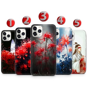 Lycoris Flower Phone Case: Red Spider Lily Design