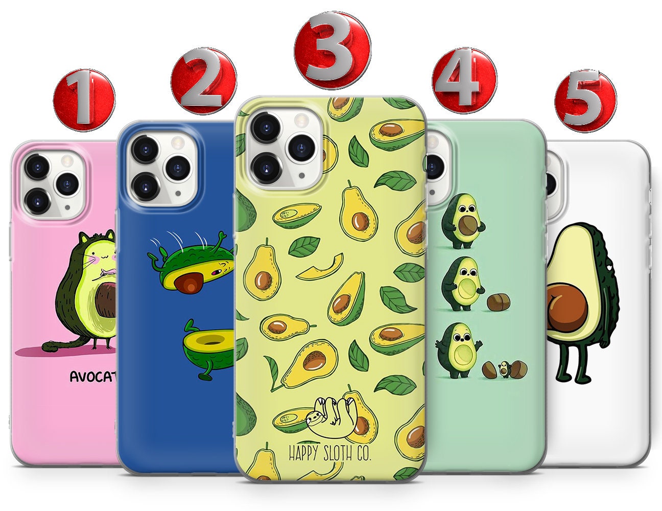 iPhone 11 Funny A-Woke-Ado Woke Rainbow Avocado Awake Case