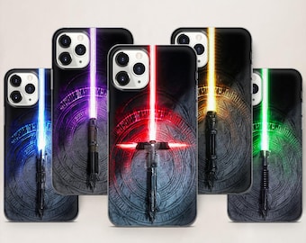 Funda para teléfono con sable de luz de Star Wars: Jedi y Sith - Resistente a golpes, ajuste fino para iPhone y Samsung Pixel