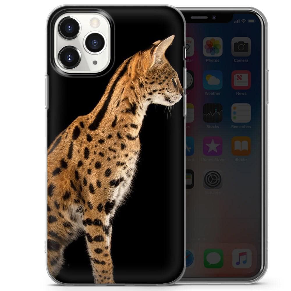 Serval Cat Phone Case for Iphone, Samsung Galaxy, Google