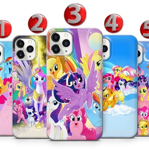 Kleine Pony Handytasche für iPhone 16 15 14 13 12 11 X XS Samsung S25 S24 S23 S22 S21 S20 S10 GooglePixel 9 Pro XL 8 7 6
