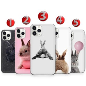 Easter Bunny Rabbit Phone Case For iPhone 16 15 14 13 12 11 X XS Samsung S25 S24 S23 S22 S21 S20 S10 GooglePixel 9 Pro XL 8 7 6