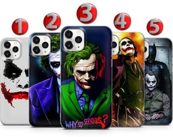 Joker Phone Case: Silicone, Plastic, Hybrid