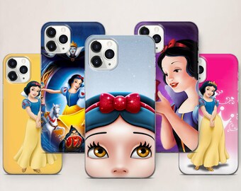 White Snow Princess Phone Case Cartoon Princess For iPhone 17 ProMax 16 E 15 Pro 14 13 Mini 12 11 X Pixel 10ProXL 9 Pro 8A Cover Cases