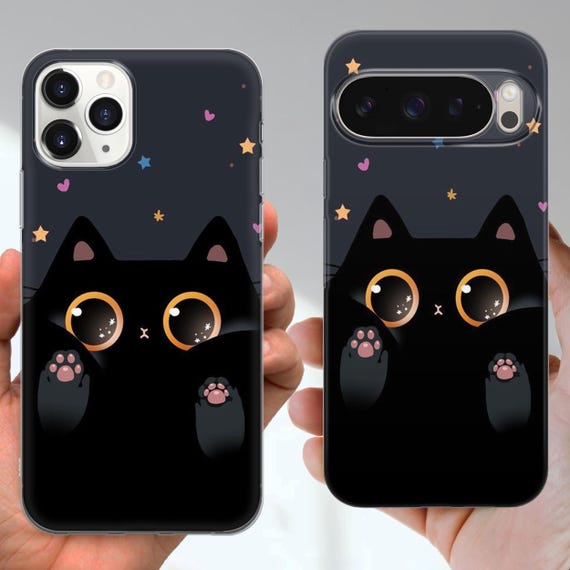 Black Cat Phone Case Cute Pets for iPhone 17 Promax 16 E 15 Pro 14