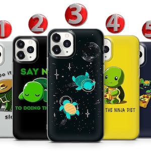 Cartoon Turtle Phone Case: Silicone, Plastic, or Hybrid