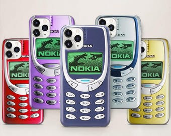 Oude Nokia 3310 Telefoonhoesje Retro Vintage Ontwerp Voor iPhone 17 ProMax 16 E 15 Pro 14 13 Mini 12 11 X pixel 10ProXL 9 Pro 8A Cover Cases
