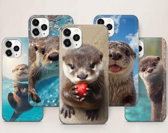 Otter Phone Case Cute Home Pets For iPhone 17 ProMax 16 E 15 Pro 14 13 Mini 12 11 X Pixel 10ProXL 9 Pro 8A Cover Cases