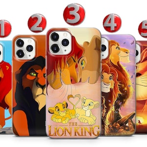 Lion King Phone Case: Silicone, Hard Plastic, Hybrid