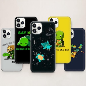 Custodia per telefono con tartarughe, custodia Ninja per iPhone 17 ProMax 16 E 15 Pro 14 13 Mini 12 11 X Pixel 10ProXL 9 Pro 8A