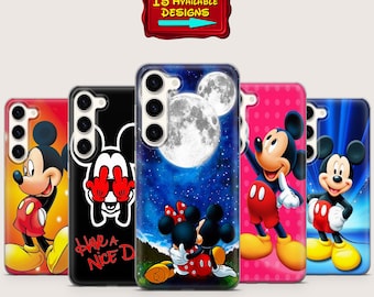 Cartoon Maus Telefon Fall, Mickey Abdeckung für Samsung Galaxy S26 Ultra S25 FE S24 Plus A12, A15, A17, A26, A34, A36, A53, A54, Cover Cases