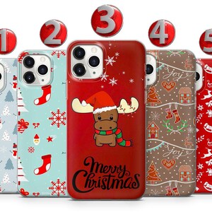Christmas Deer Phone Case: Holiday iPhone, Samsung, GooglePixel