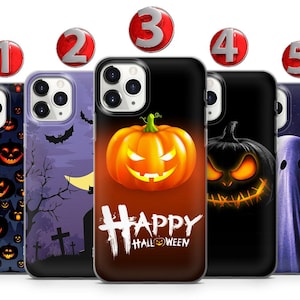 Pumpkin Ghost Halloween Phone Case: Spooky iPhone, Samsung, GooglePixel