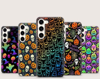 Monster Phone Case Halloween Skull For Samsung Galaxy S26 Ultra S25 FE S24 Plus A12, A15, A17, A26, A34, A36, A53, A54, Cases
