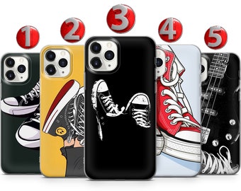 Retro Oldschool Poster Sneakers Phone Case For iPhone 15 14 13 12 11 X XS SE Samsung S24 S23 S22 S21 S20 S10 Huawei Honor Xiaomi GooglePixel