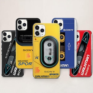 Walkman Phone Case Retro Sport Music Player Case For iPhone 16 15 14 13 12 11 X XS Samsung S25 S24 S23 S22 S21 S20 S10 GooglePixel 9 ProXL 8